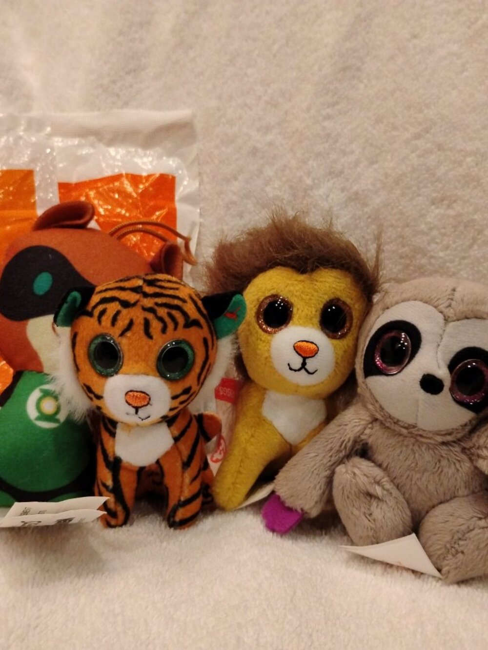 McDonald's Happy Meal Plushie Toy Lot 7pc - Masked Singer, TY Beanie Boos